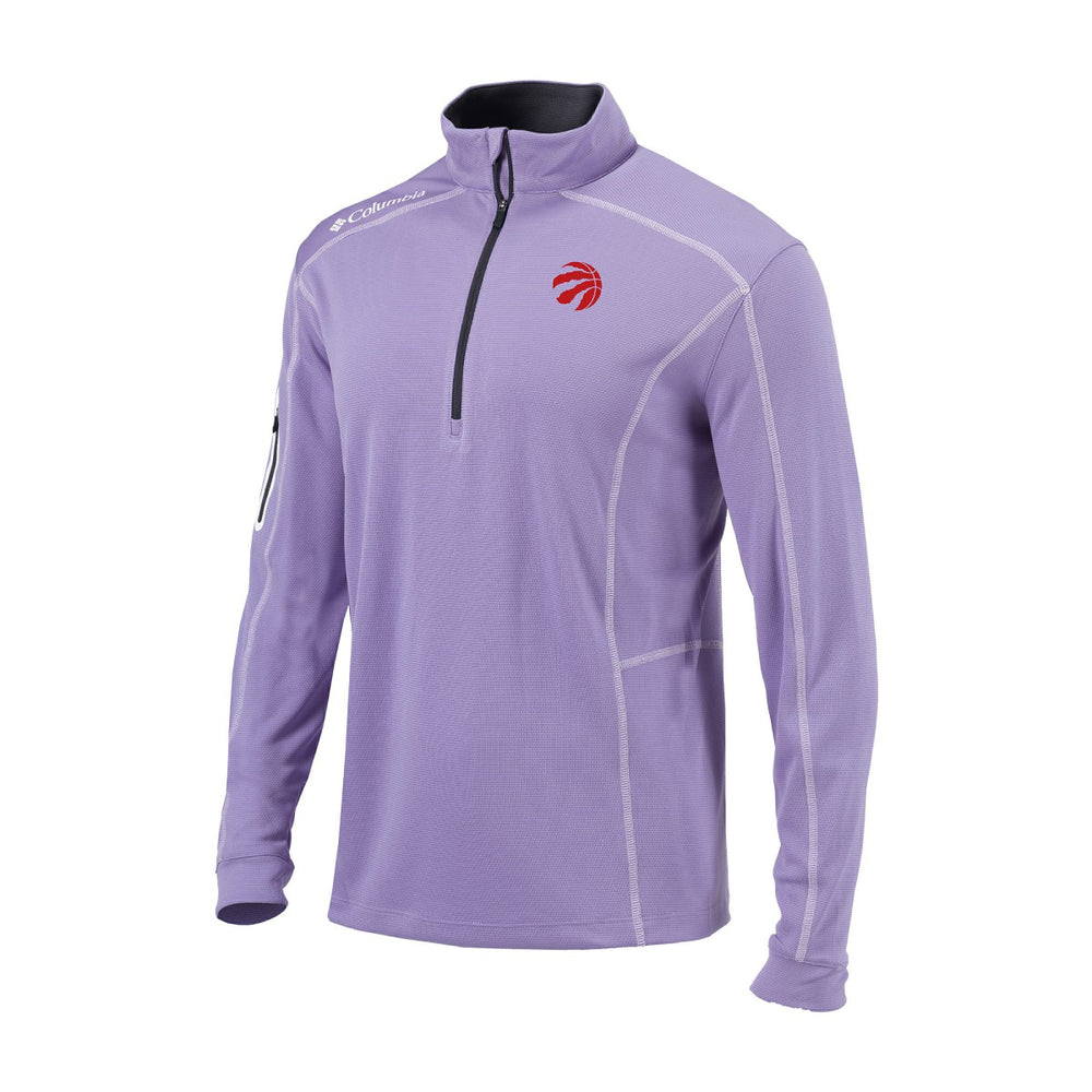 Lavender Toronto Raptors Omni-Wick Shotgun Quarter-Zip Pullover | NBA