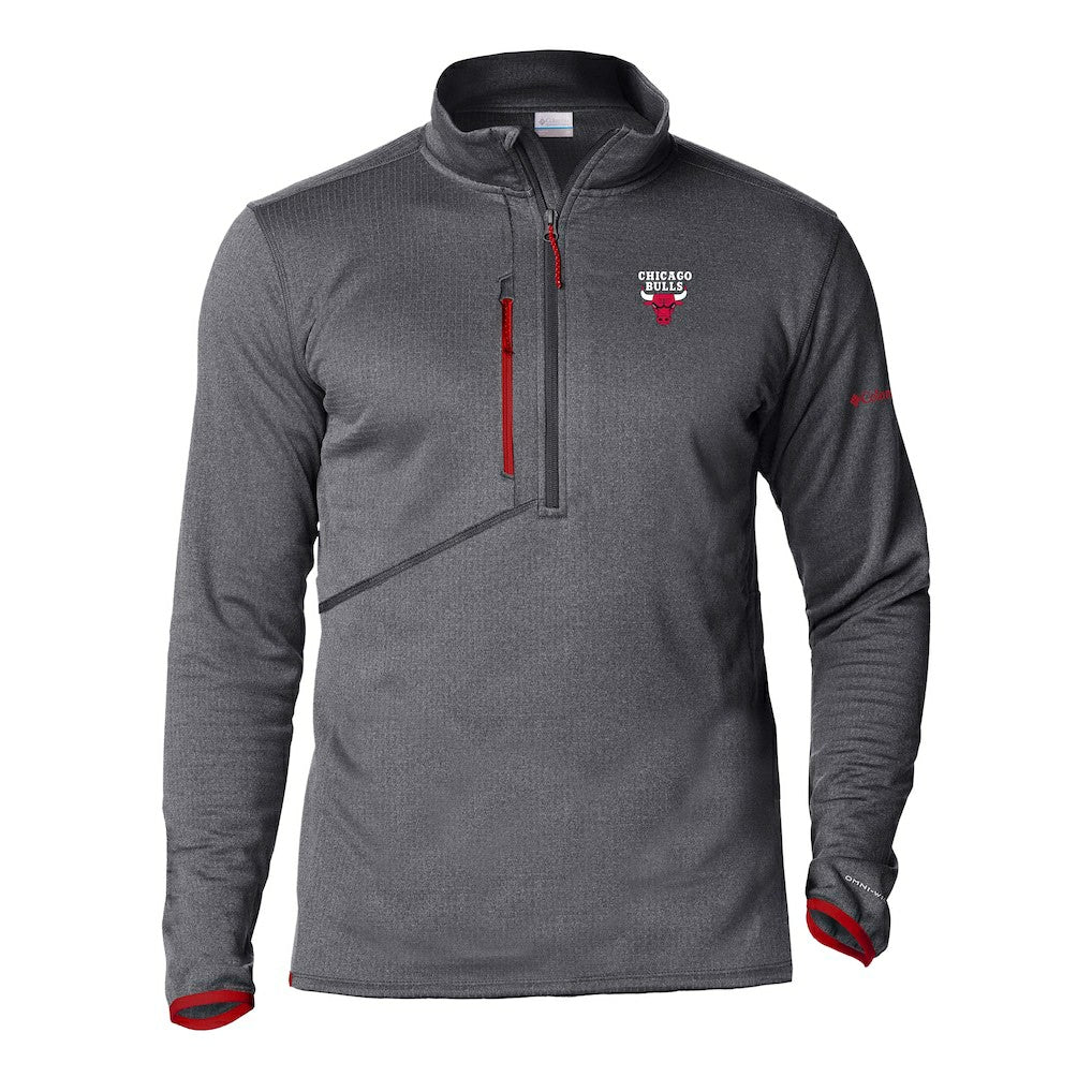 Gray Chicago Bulls Park View Half-Zip Top | NBA