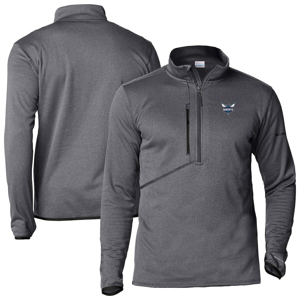 Gray Charlotte Hornets Park View Half-Zip Top | NBA