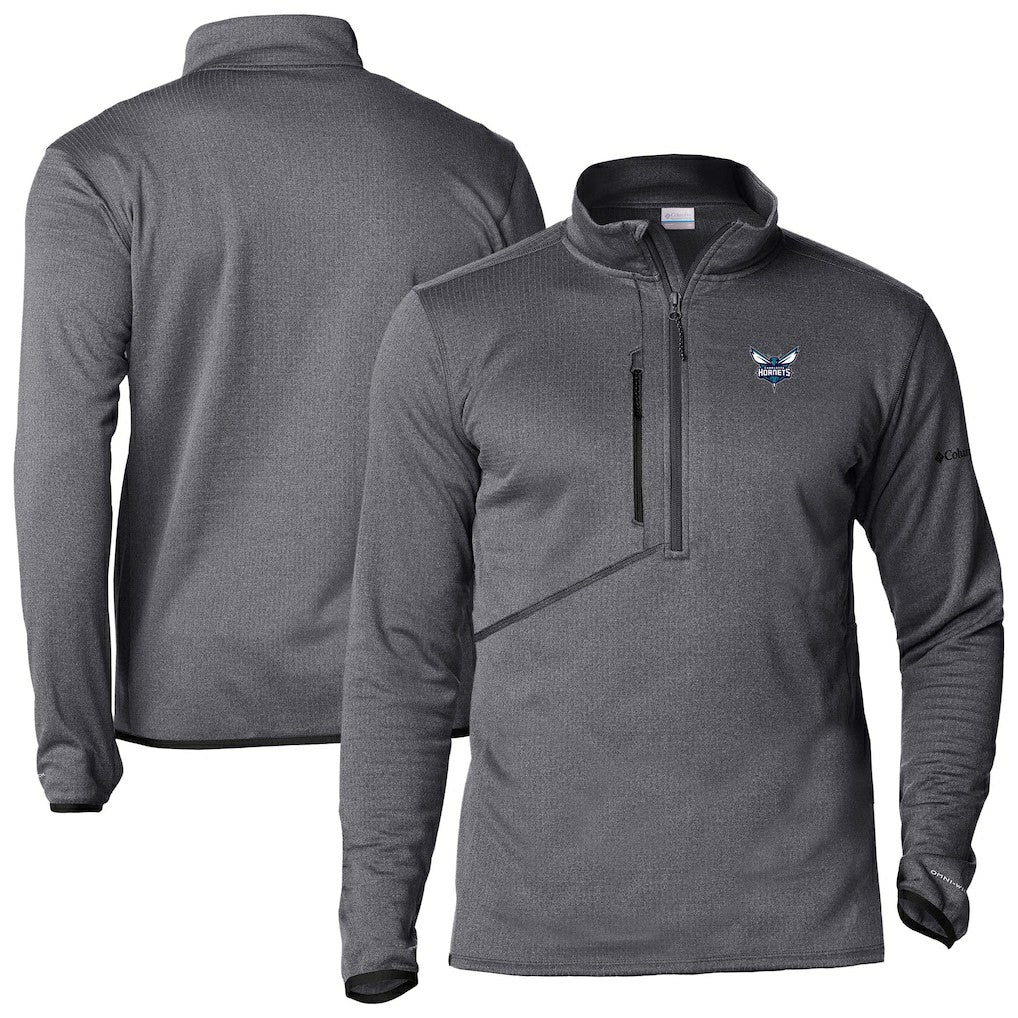 Gray Charlotte Hornets Park View Half-Zip Top | NBA