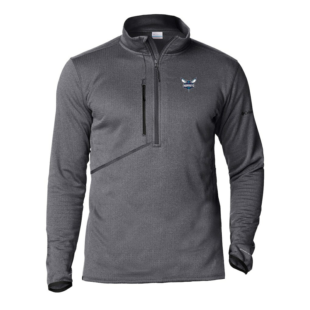 Gray Charlotte Hornets Park View Half-Zip Top | NBA