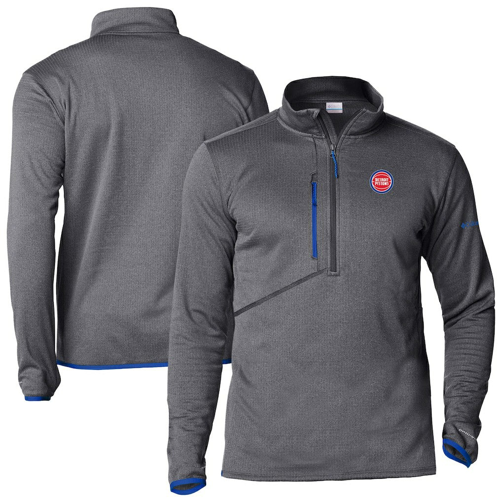 Gray Detroit Pistons Park View Half-Zip Top sale | NBA