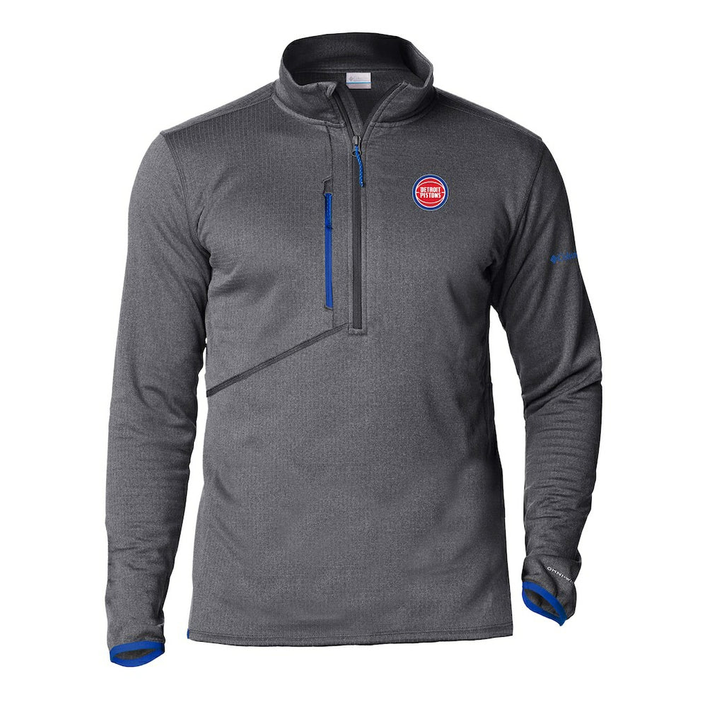 Gray Detroit Pistons Park View Half-Zip Top sale | NBA