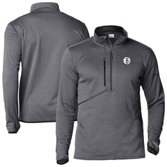 Gray Brooklyn Nets Park View Half-Zip Top | NBA