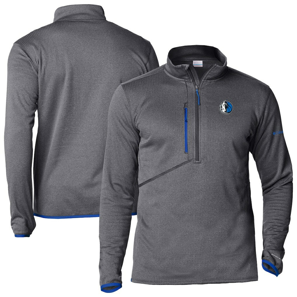 Gray Dallas Mavericks Park View Half-Zip Top sale | NBA