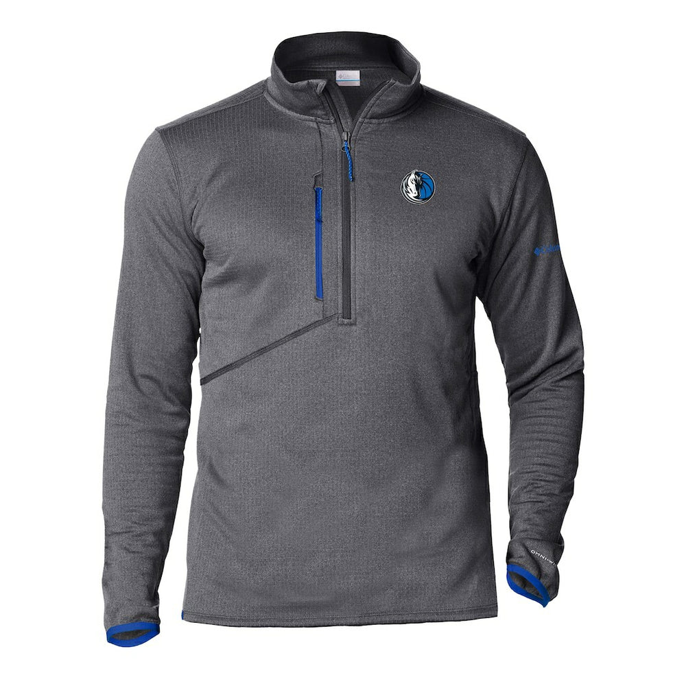 Gray Dallas Mavericks Park View Half-Zip Top sale | NBA