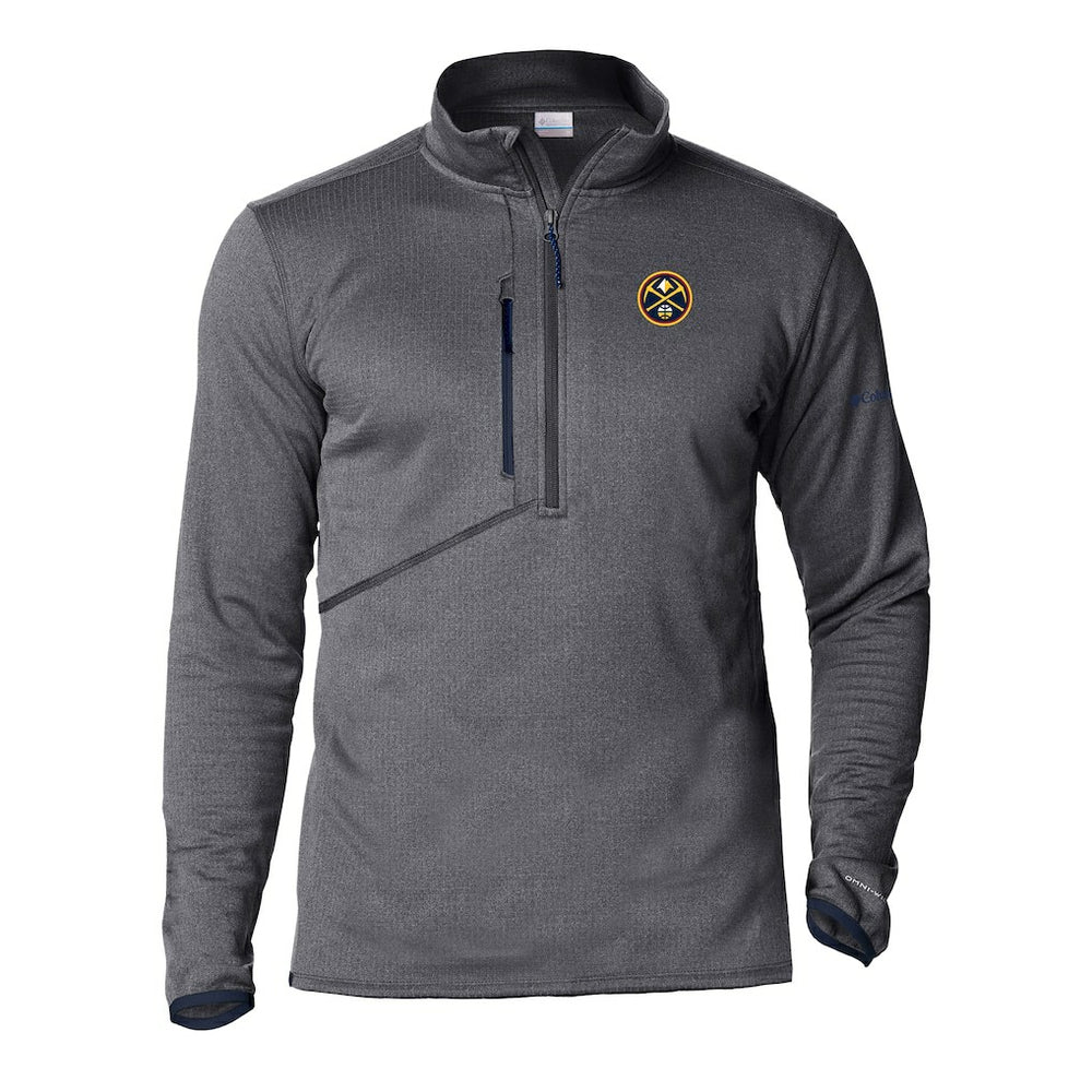 Gray Denver Nuggets Park View Half-Zip Top sale | NBA