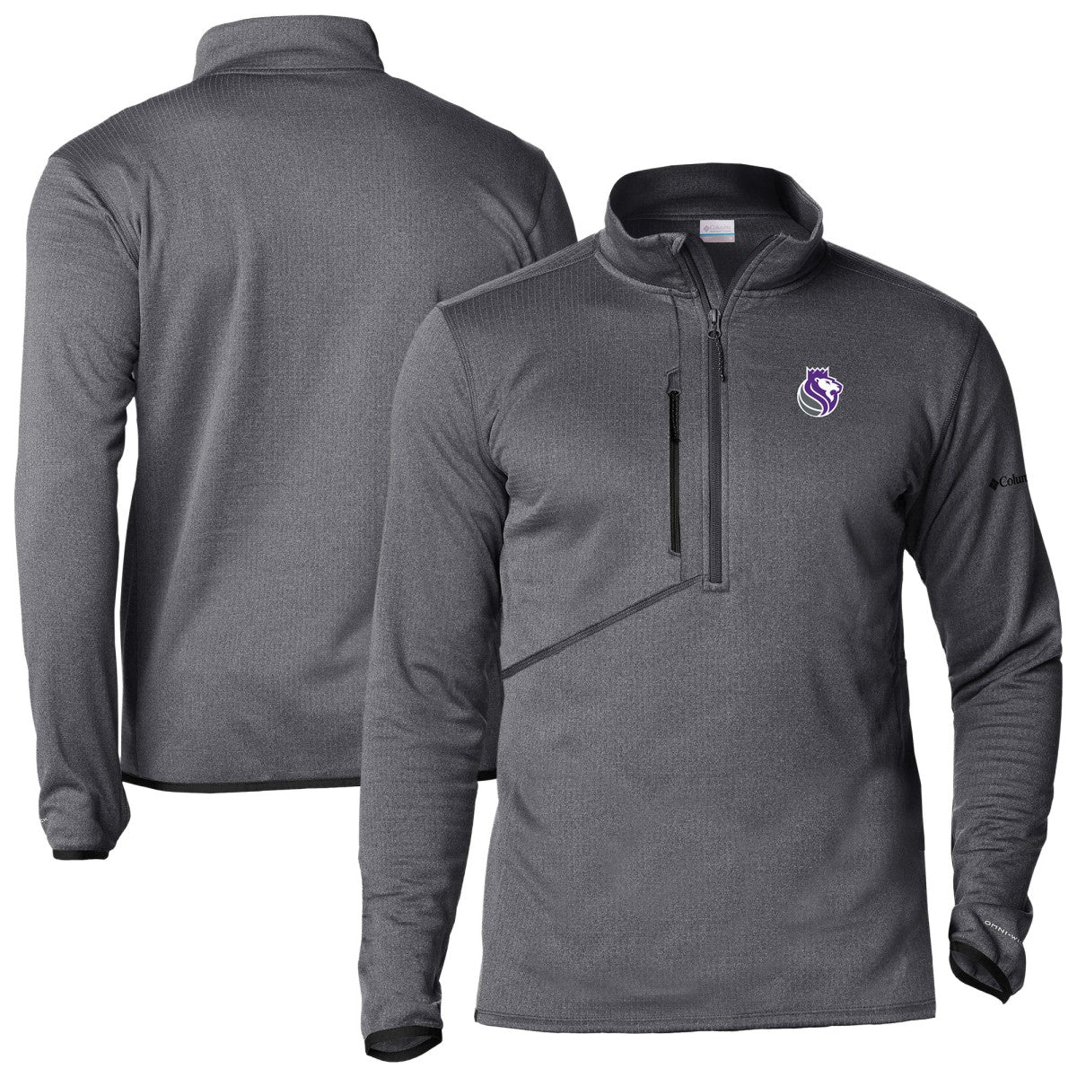 Gray Sacramento Kings Park View Half-Zip Top | NBA