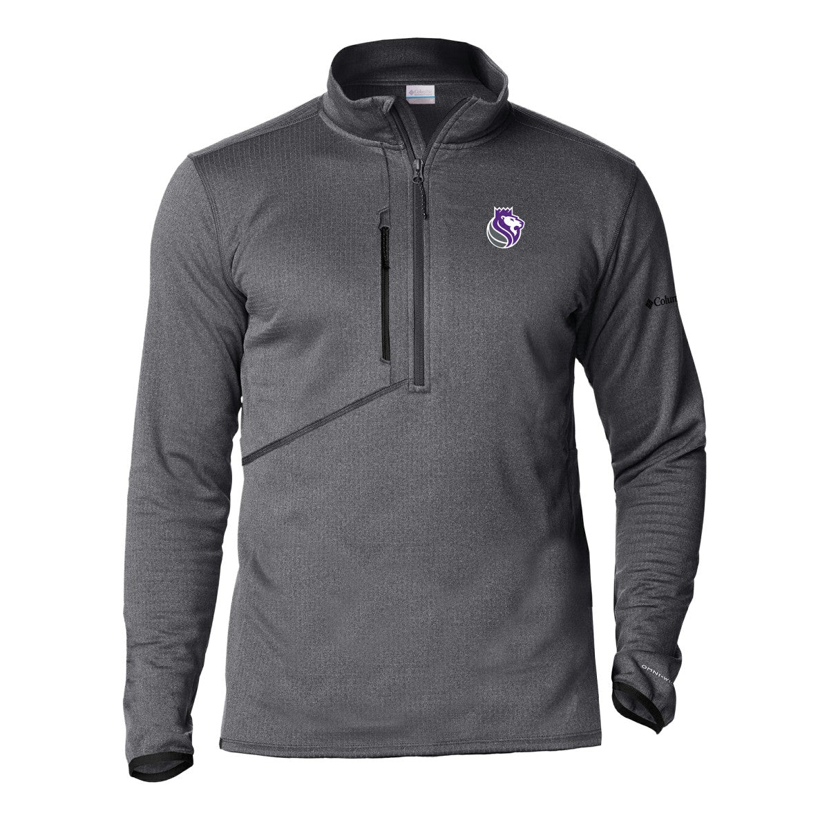 Gray Sacramento Kings Park View Half-Zip Top | NBA