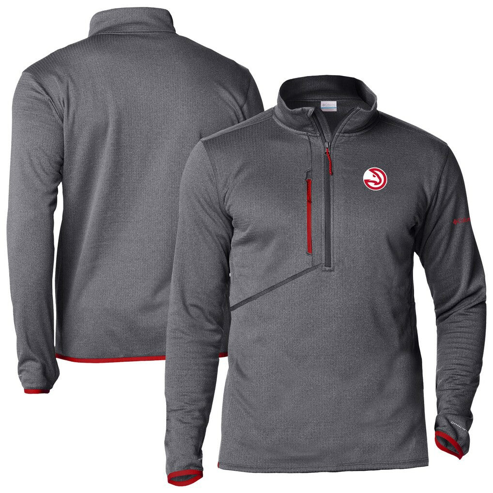 Gray Atlanta Hawks Park View Half-Zip Top | NBA