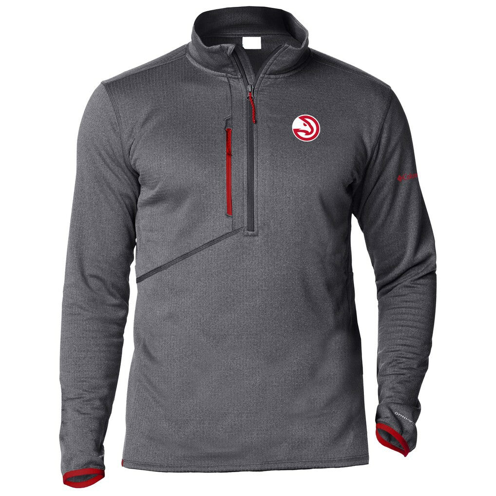 Gray Atlanta Hawks Park View Half-Zip Top | NBA