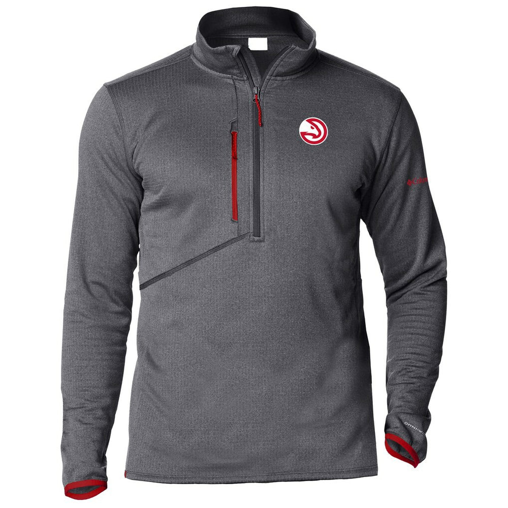 Gray Atlanta Hawks Park View Half-Zip Top | NBA