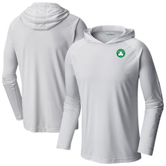 White Boston Celtics Terminal Tackle Long Sleeve Hoodie T-Shirt | NBA
