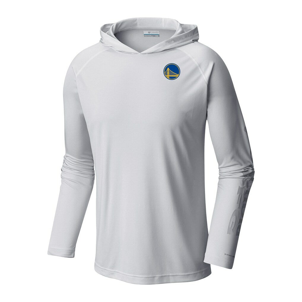 White Golden State Warriors Terminal Tackle Long Sleeve Hoodie T-Shirt sale | NBA