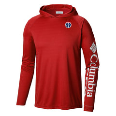 Red Washington Wizards Terminal Tackle Long Sleeve Hoodie T-Shirt | NBA
