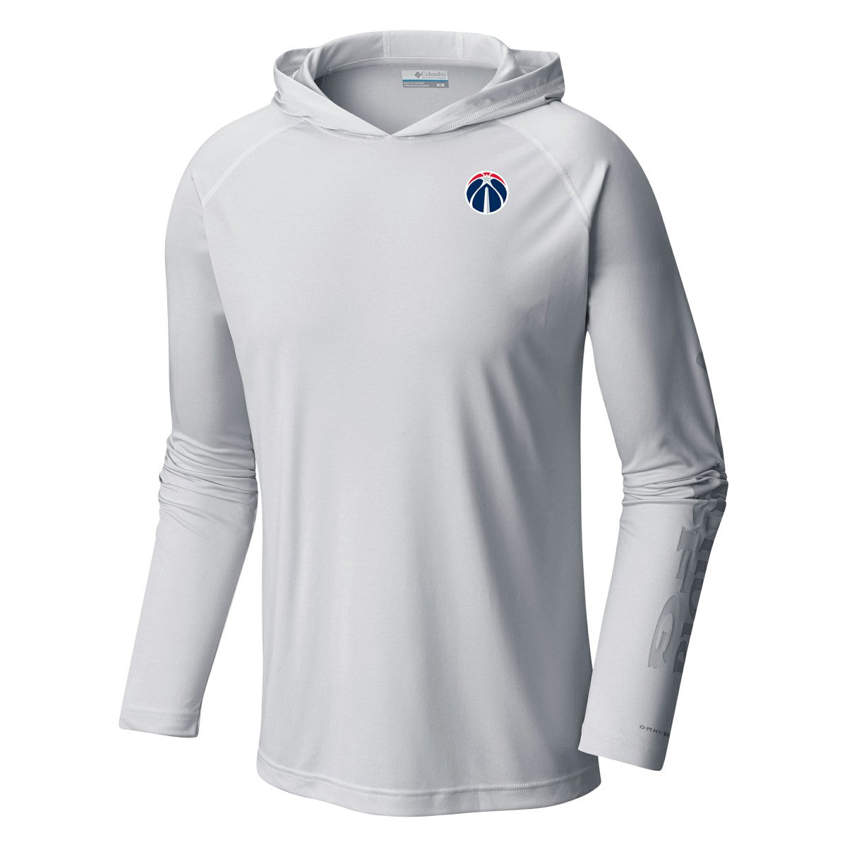 White Washington Wizards Terminal Tackle Long Sleeve Hoodie T-Shirt | NBA