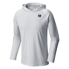 White Washington Wizards Terminal Tackle Long Sleeve Hoodie T-Shirt | NBA