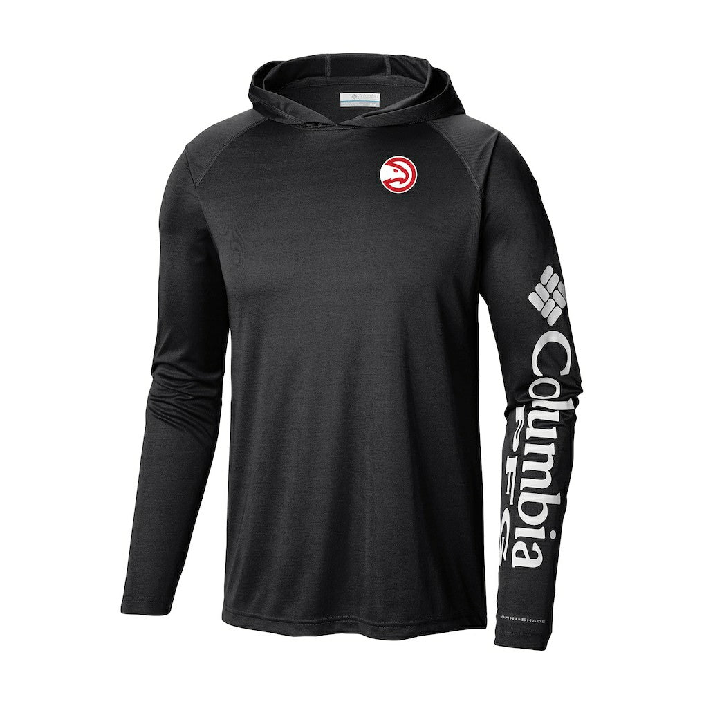 Black Atlanta Hawks Terminal Tackle Long Sleeve Hoodie T-Shirt | NBA