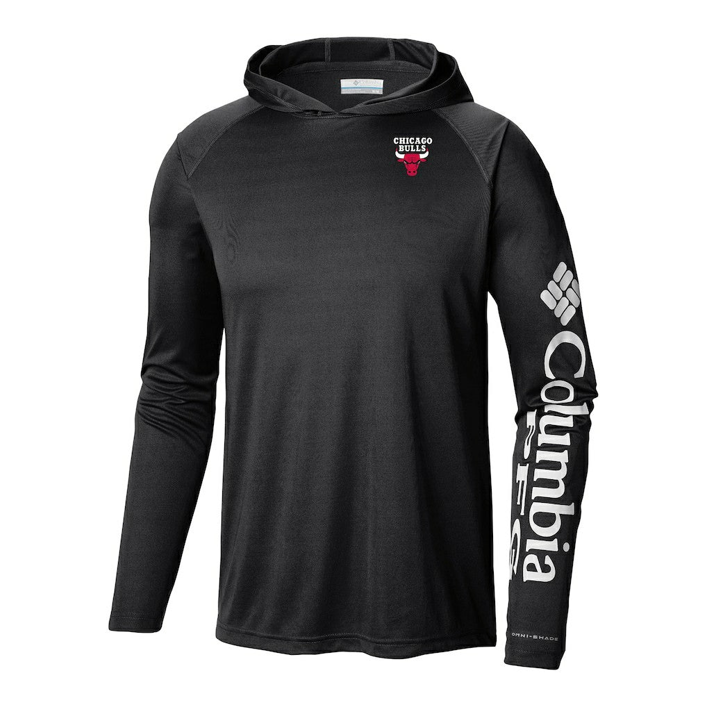 Black Chicago Bulls Terminal Tackle Long Sleeve Hoodie T-Shirt sale | NBA