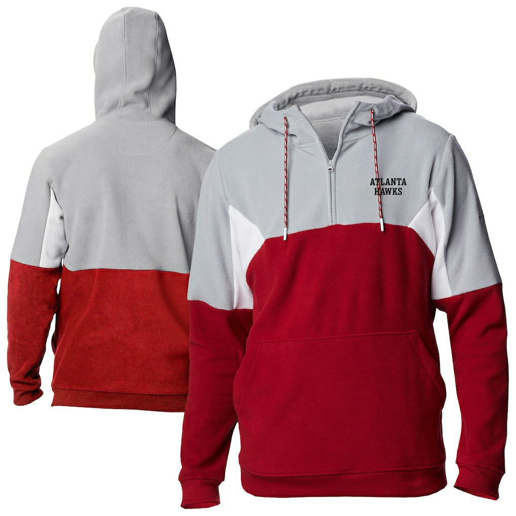 Red Atlanta Hawks Lodge Quarter-Zip Hoodie | NBA