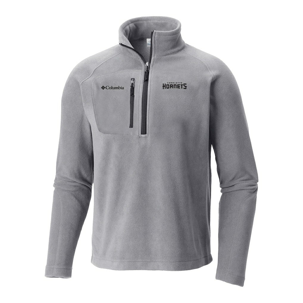 Gray Charlotte Hornets Fast Trek III Half-Zip Fleece Pullover | NBA