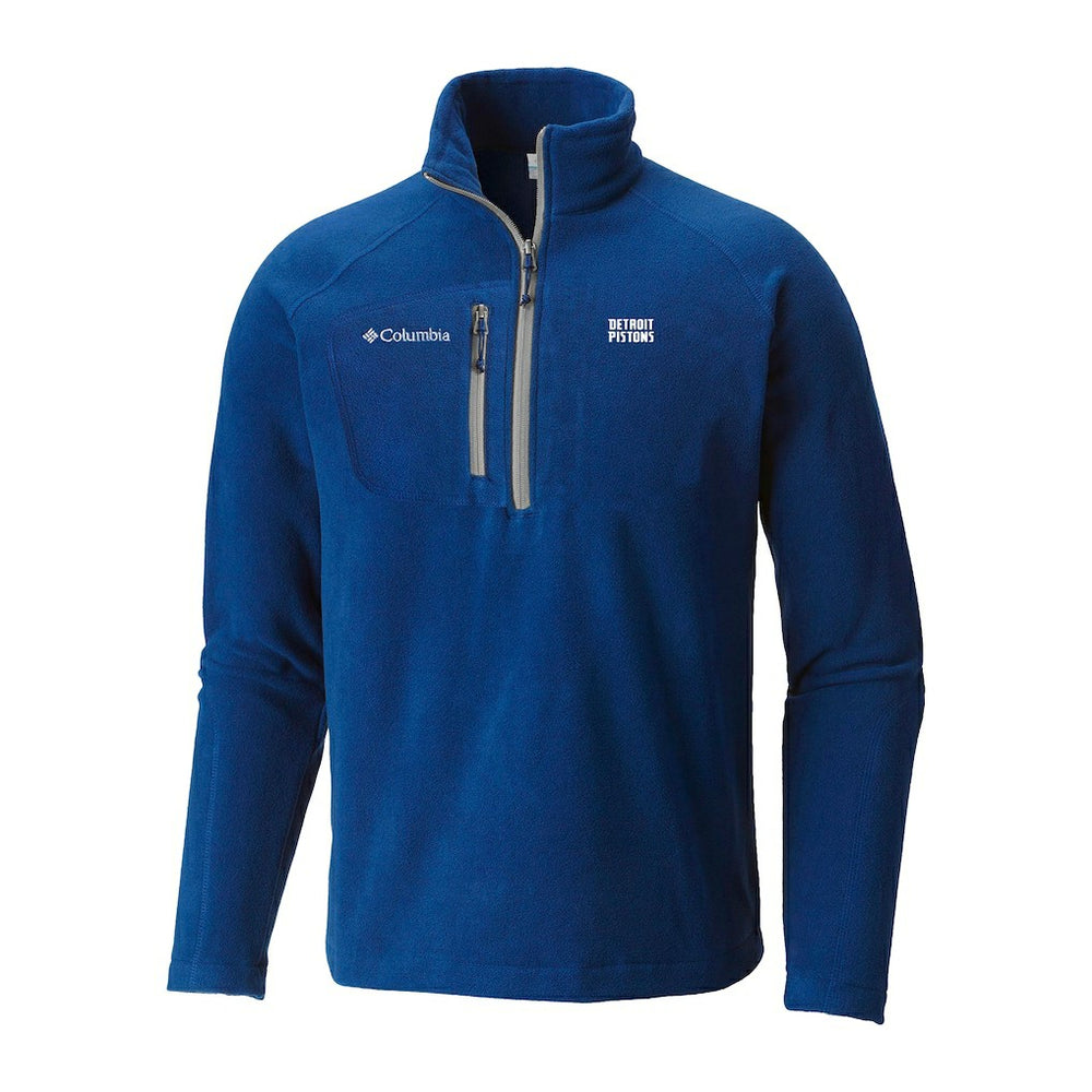 Blue Detroit Pistons Fast Trek III Half-Zip Fleece Pullover sale | NBA