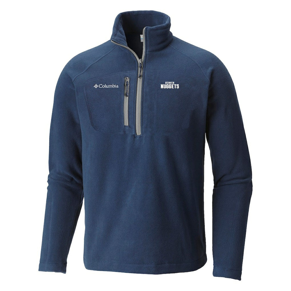 Navy Denver Nuggets Fast Trek III Half-Zip Fleece Pullover sale | NBA