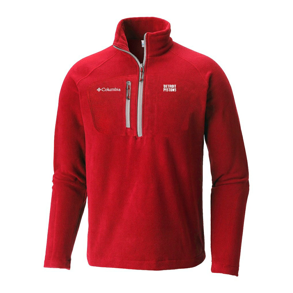Red Detroit Pistons Fast Trek III Half-Zip Fleece Pullover sale | NBA