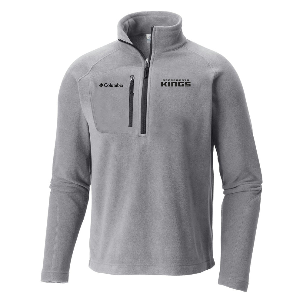 Gray Sacramento Kings Fast Trek III Half-Zip Fleece Pullover | NBA