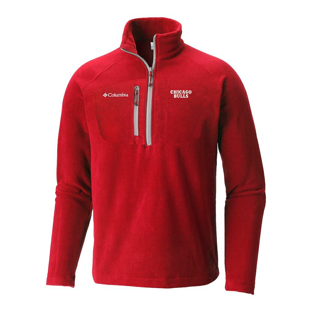 Red Chicago Bulls Fast Trek III Half-Zip Fleece Pullover | NBA