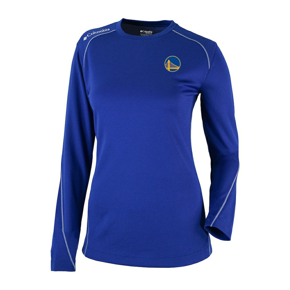 Royal Golden State Warriors Women's Omni-Wick Shotgun Pullover Top sale | NBA