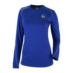 Royal Golden State Warriors Women's Omni-Wick Shotgun Pullover Top sale | NBA