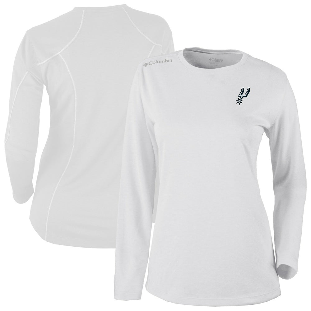White San Antonio Spurs Women's Omni-Wick Shotgun Pullover Top | NBA