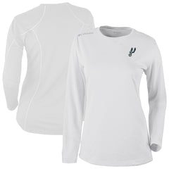White San Antonio Spurs Women's Omni-Wick Shotgun Pullover Top | NBA