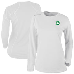 White Boston Celtics Women's Omni-Wick Shotgun Pullover Top | NBA
