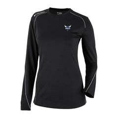 Black Charlotte Hornets Women's Omni-Wick Shotgun Pullover Top | NBA