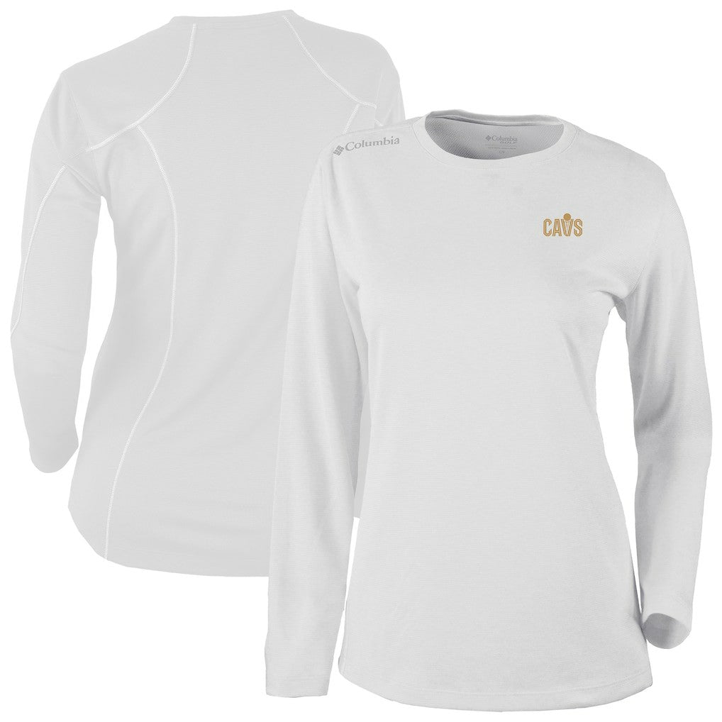 White Cleveland Cavaliers Women's Omni-Wick Shotgun Pullover Top sale | NBA