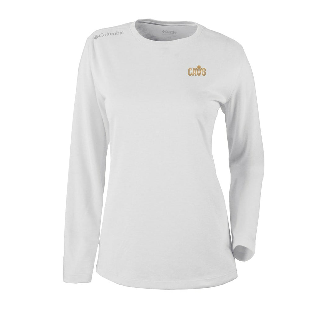 White Cleveland Cavaliers Women's Omni-Wick Shotgun Pullover Top sale | NBA