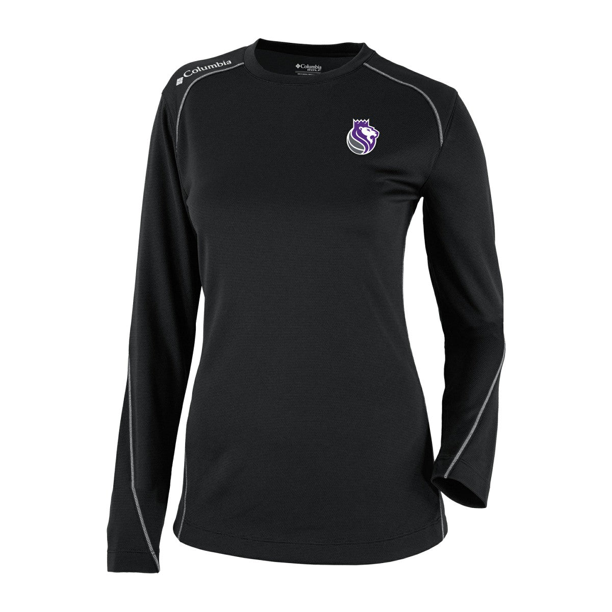 Black Sacramento Kings Women's Omni-Wick Shotgun Pullover Top | NBA
