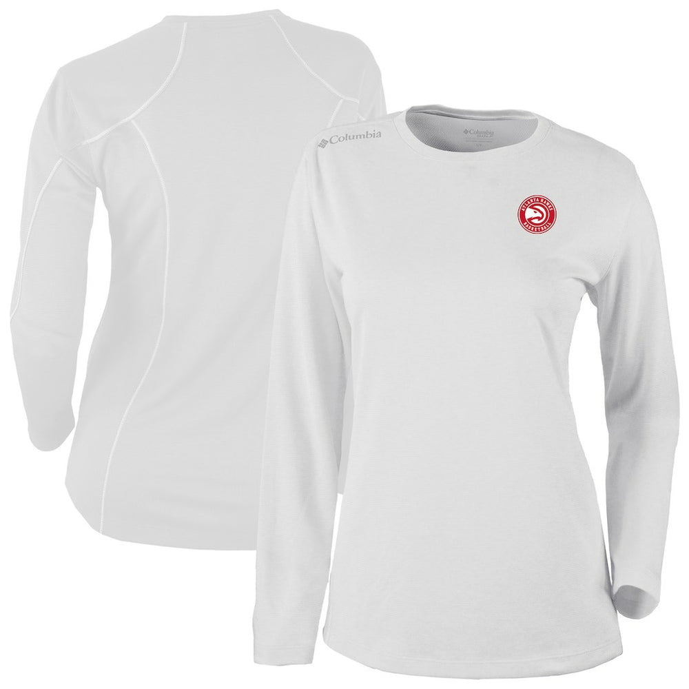 White Atlanta Hawks Women's Omni-Wick Shotgun Pullover Top | NBA