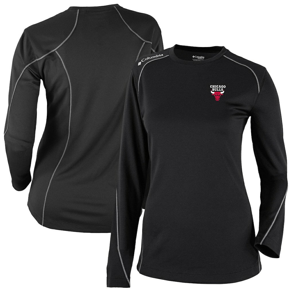 Black Chicago Bulls Women's Omni-Wick Shotgun Pullover Top | NBA