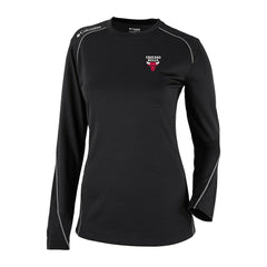 Black Chicago Bulls Women's Omni-Wick Shotgun Pullover Top | NBA
