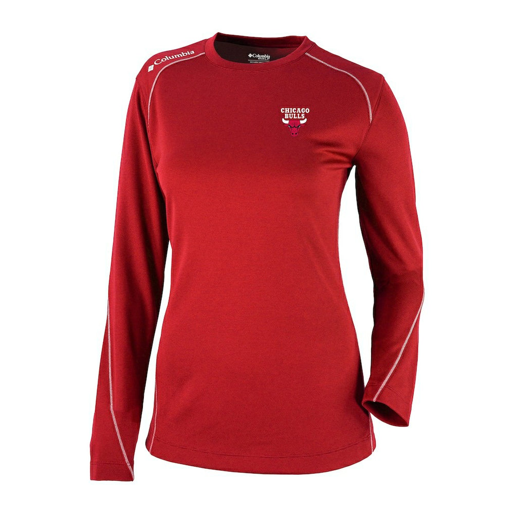Red Chicago Bulls Women's Omni-Wick Shotgun Pullover Top | NBA