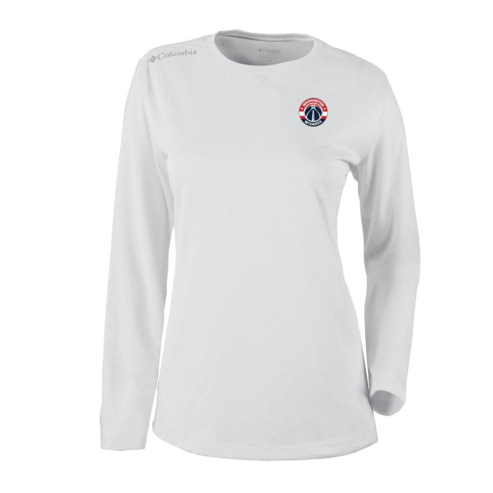 White Washington Wizards Women's Omni-Wick Shotgun Pullover Top | NBA