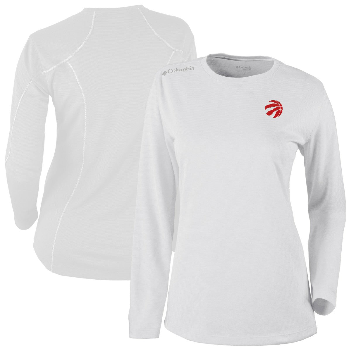 White Toronto Raptors Women's Omni-Wick Shotgun Pullover Top | NBA