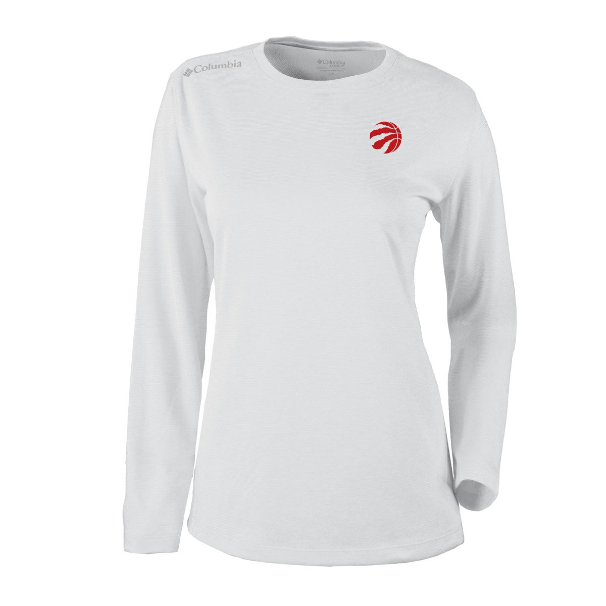 White Toronto Raptors Women's Omni-Wick Shotgun Pullover Top | NBA