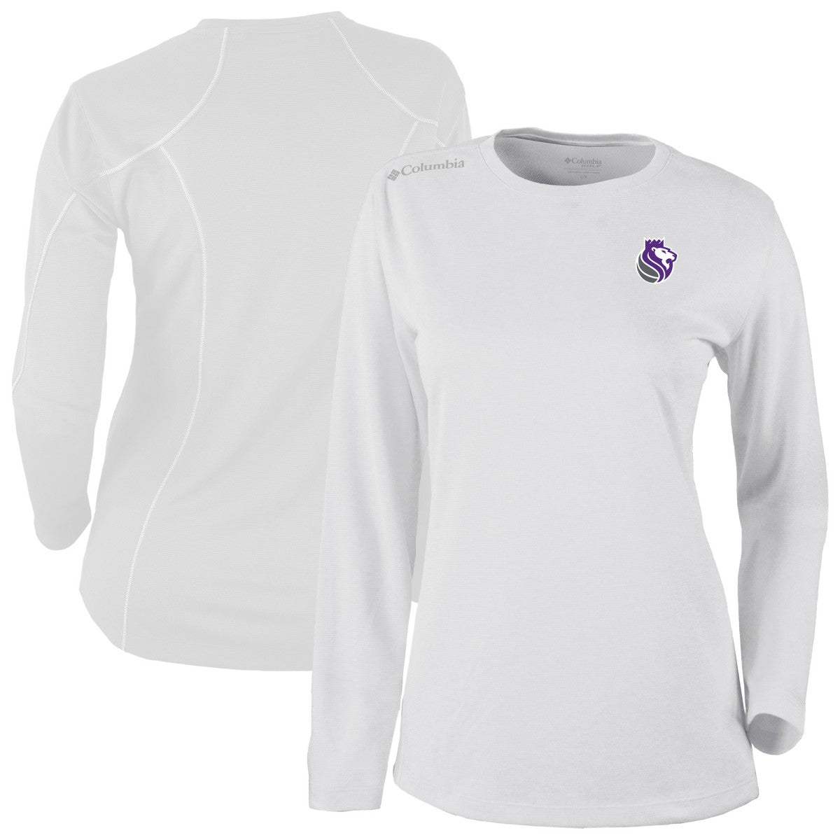 White Sacramento Kings Women's Omni-Wick Shotgun Pullover Top | NBA