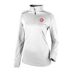 White Atlanta Hawks Women's Omni-Wick Shotgun 2.0 Quarter-Zip Pullover Top | NBA