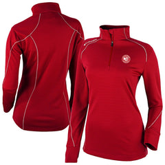 Red Atlanta Hawks Women's Omni-Wick Shotgun 2.0 Quarter-Zip Pullover Top | NBA