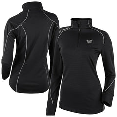 Black Brooklyn Nets Women's Omni-Wick Shotgun 2.0 Quarter-Zip Pullover Top | NBA